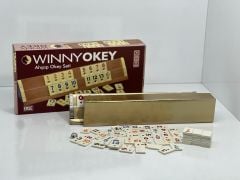Altın (Gold) İnci Ahşap Okey Takımı