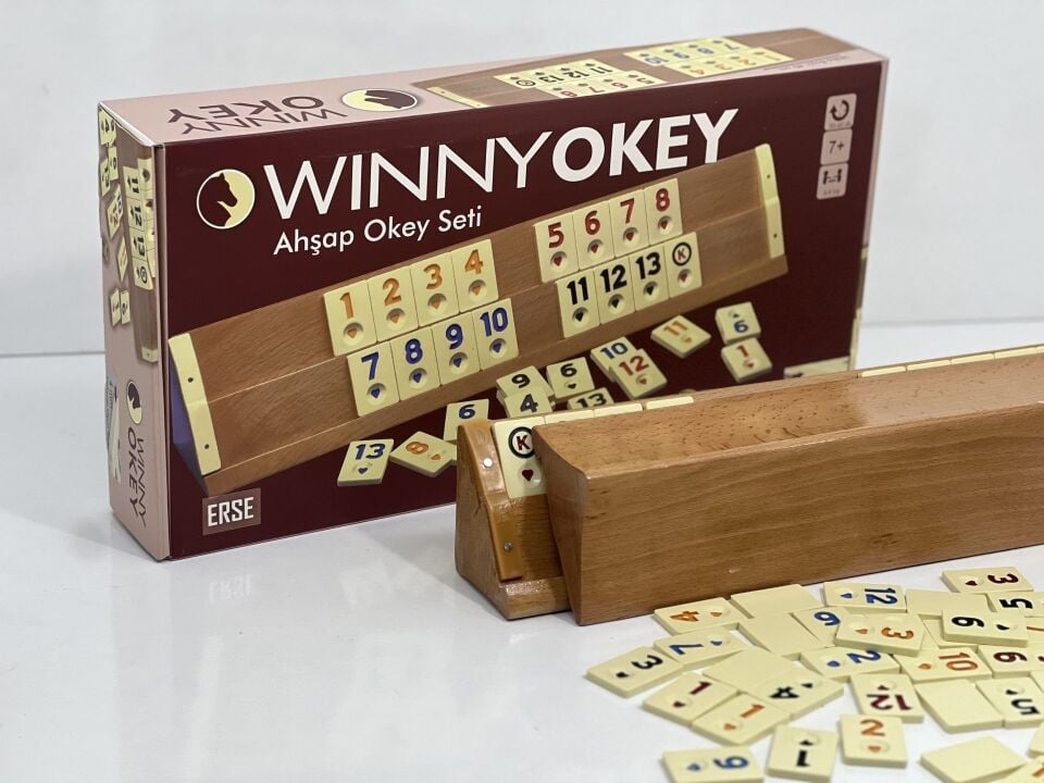 Winny Ahşap Okey Takımı