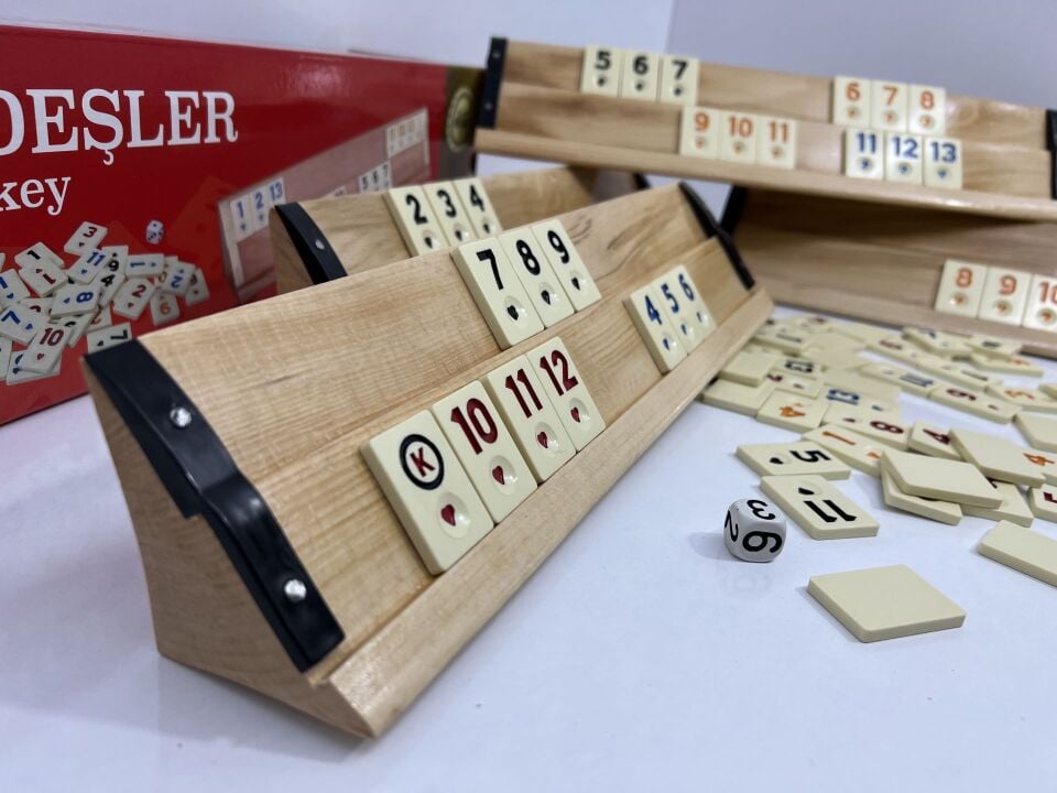 Kardeşler Ahşap Okey Takımı