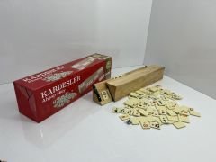Kardeşler Ahşap Okey Takımı