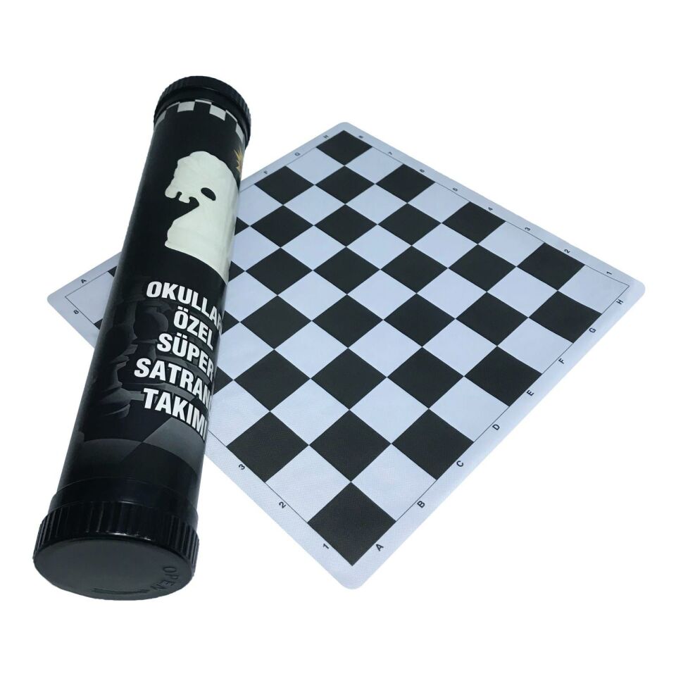 Satranç Takımı | Lüks Büyük Boy – Çevirmeli Kapak Rulo Takım 45x45